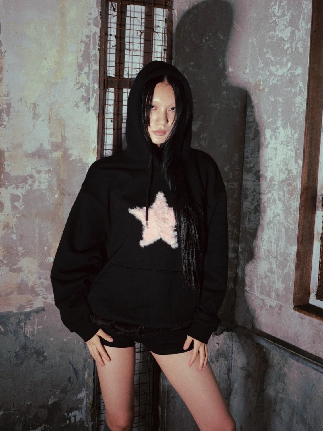 석마이키스 별 후드티 미스치프 코이세이오 2000아카이브 쓰리타임즈 나체 상품이미지3