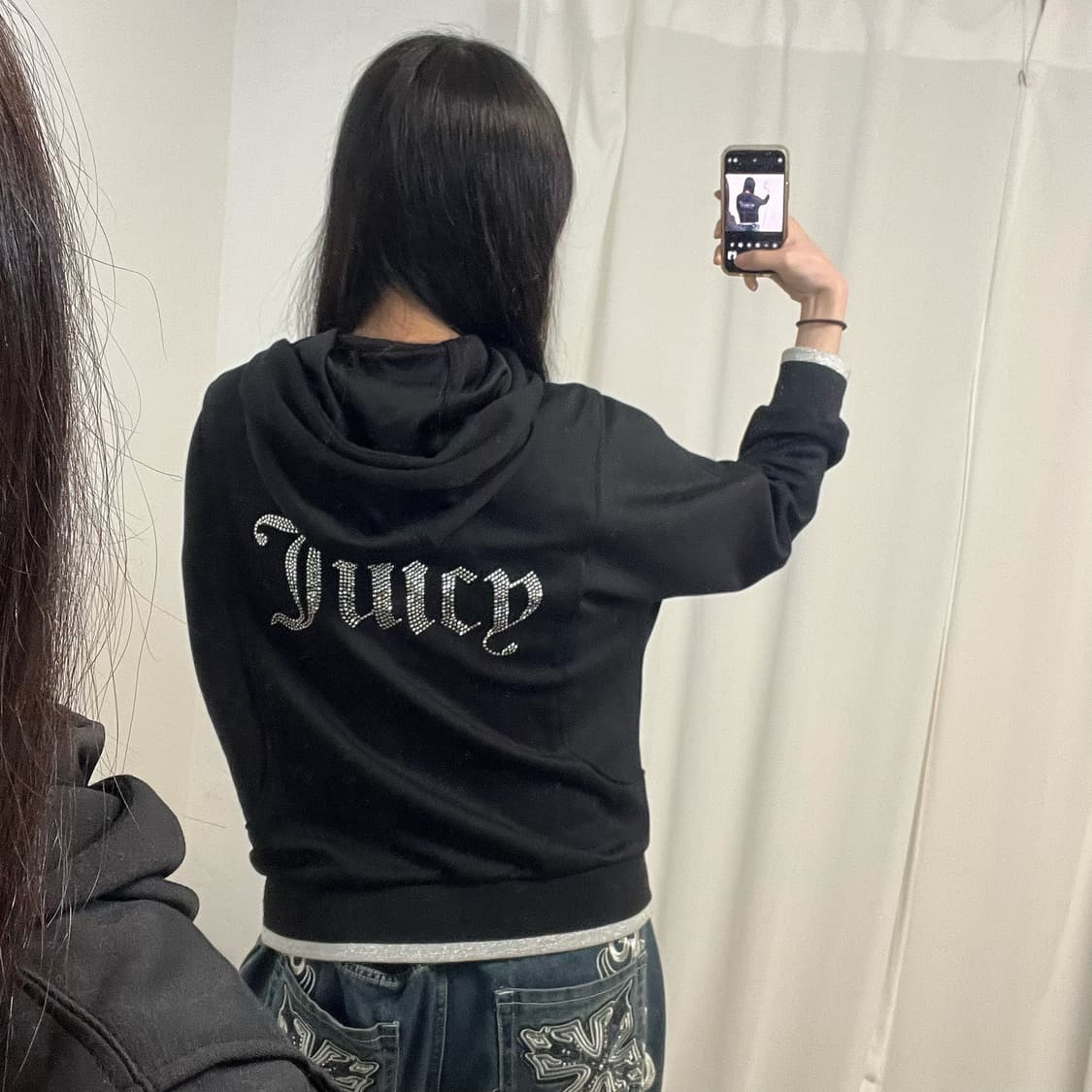 Juicy Couture Black Hood Zip-up 상품이미지3
