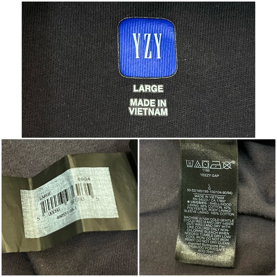 이지 갭 엔지니어드 바이 발렌시아가 도브 후드티 L #csz3938 상품이미지3