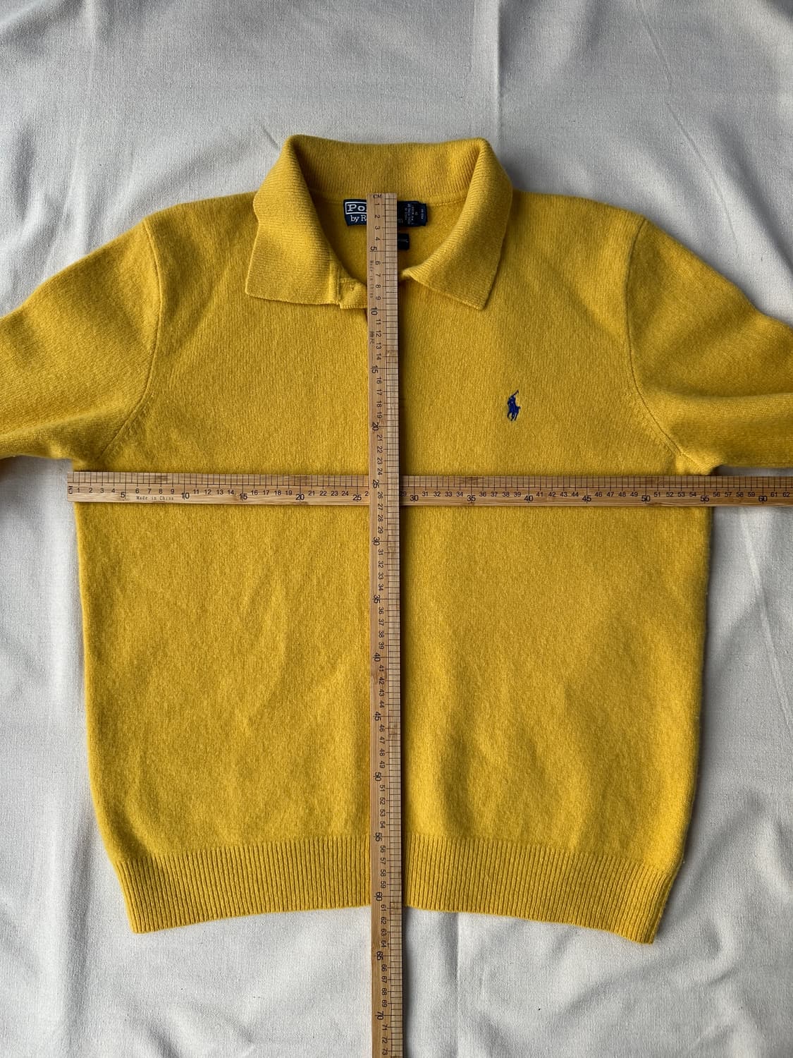 폴로 램스울 니트 카라 머스터드 XL (100) 상품이미지9