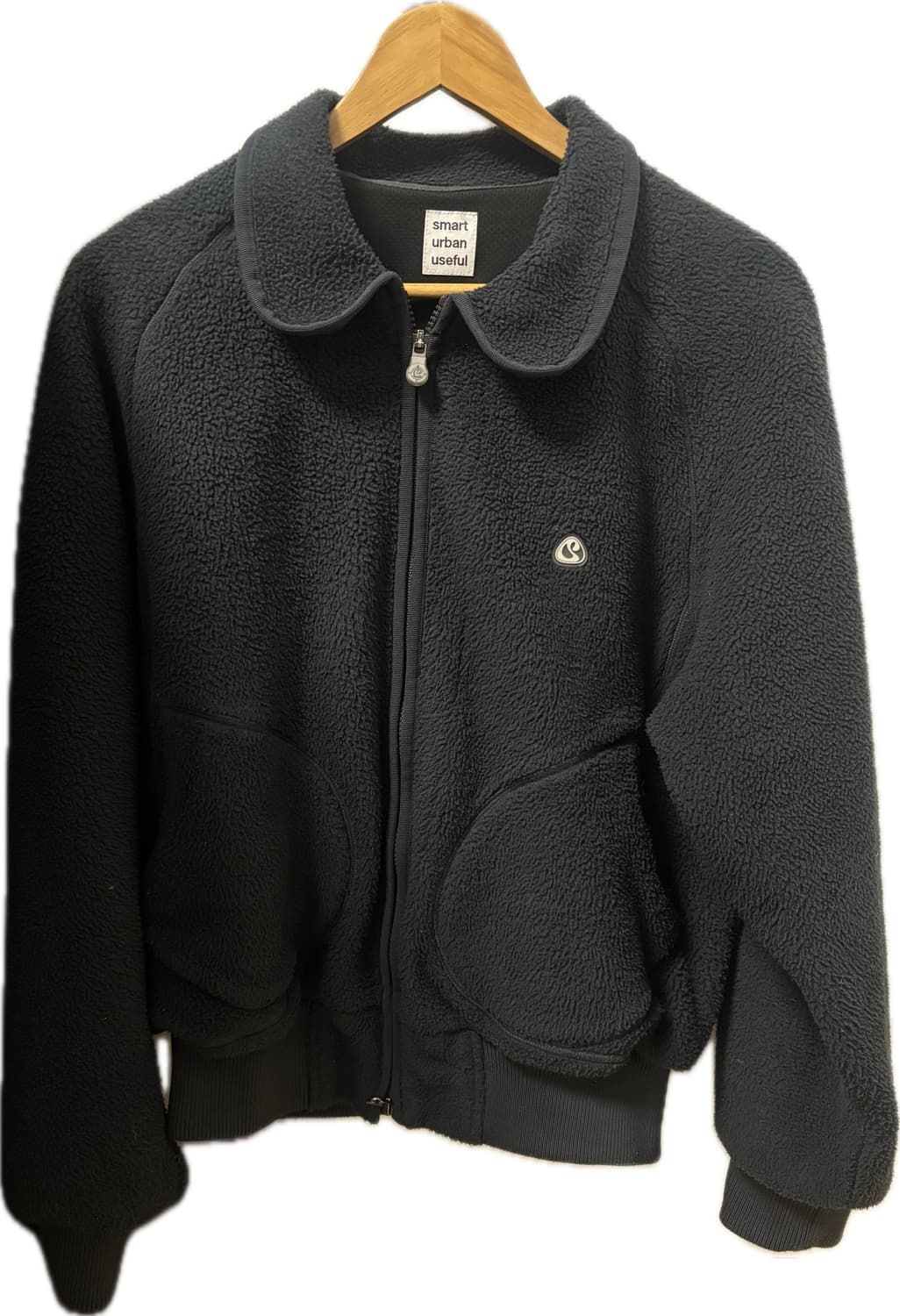 코이세이오 스마트어반유즈풀 라운드 칼라 플리스 재킷 네이비 상품이미지1