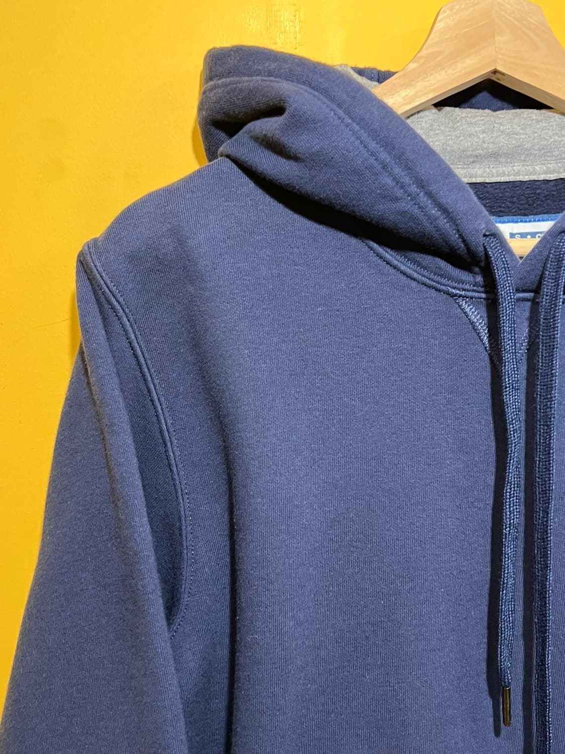 90s [S] 러셀 애슬레틱 후드 티셔츠 네이비 상품이미지3