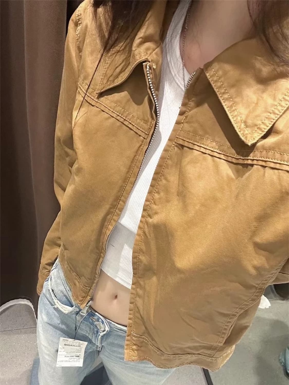 자라 왁스자켓L 상품이미지1