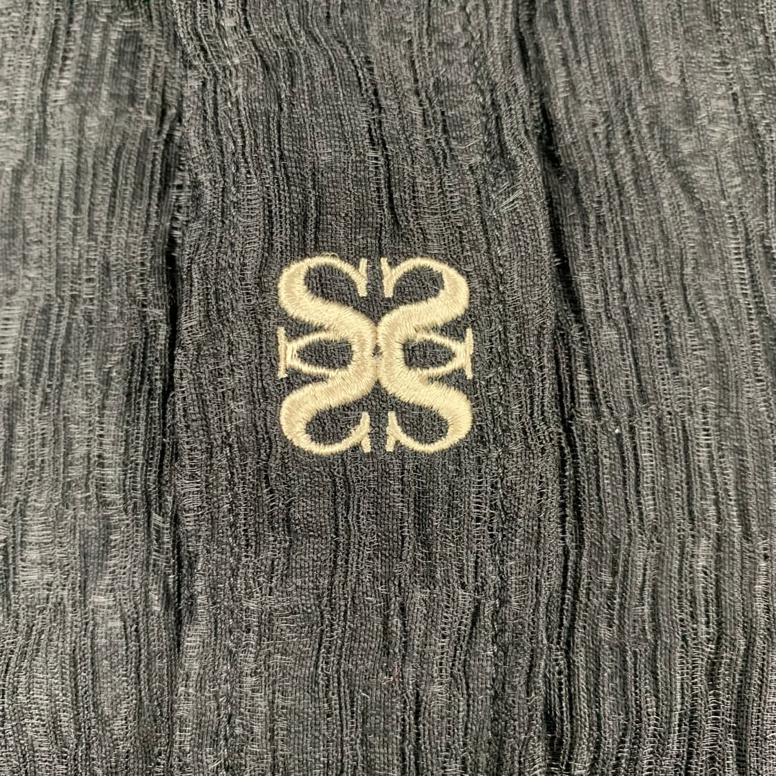 23SS 세터 레이온 크링클 오가닉 셔츠 블랙 상품이미지3