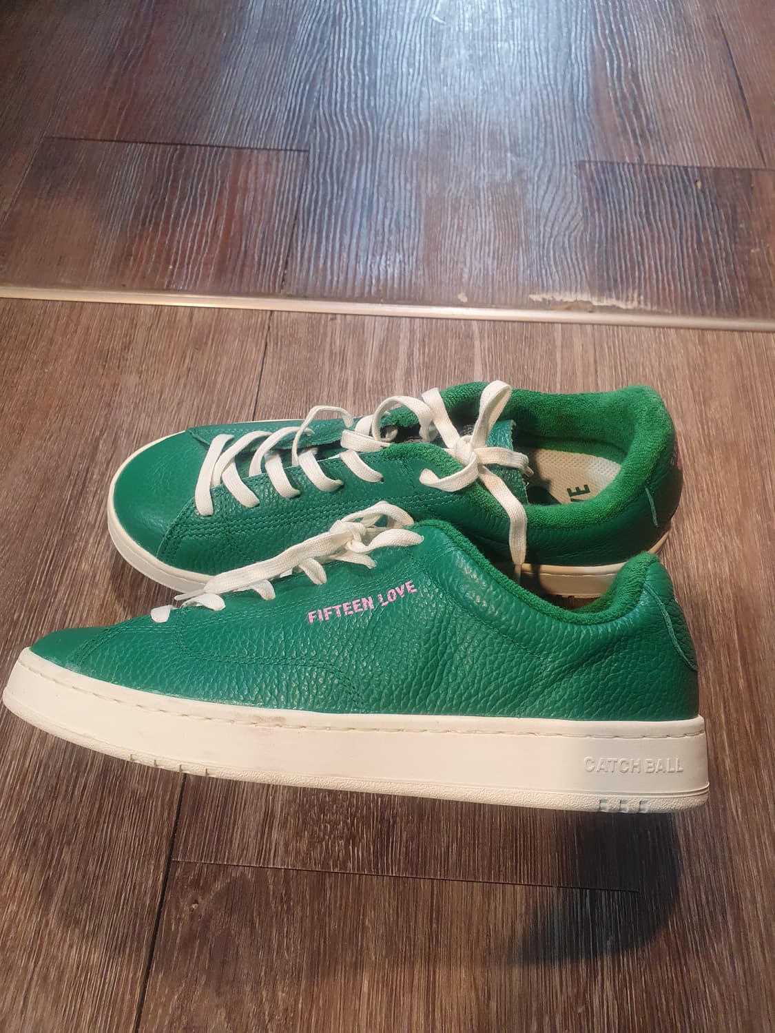 상태최상)캐치볼 피프틴러브 그린 스니커즈 240 상품이미지2