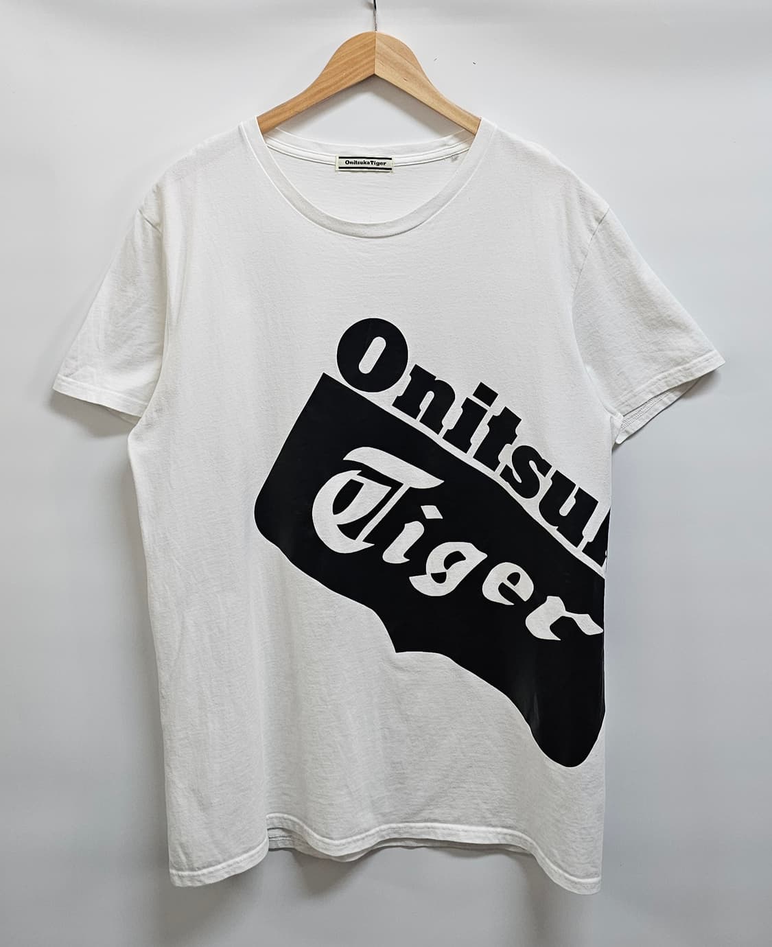 오니츠카타이거 빅로고 반팔티셔츠 XL 상품이미지1