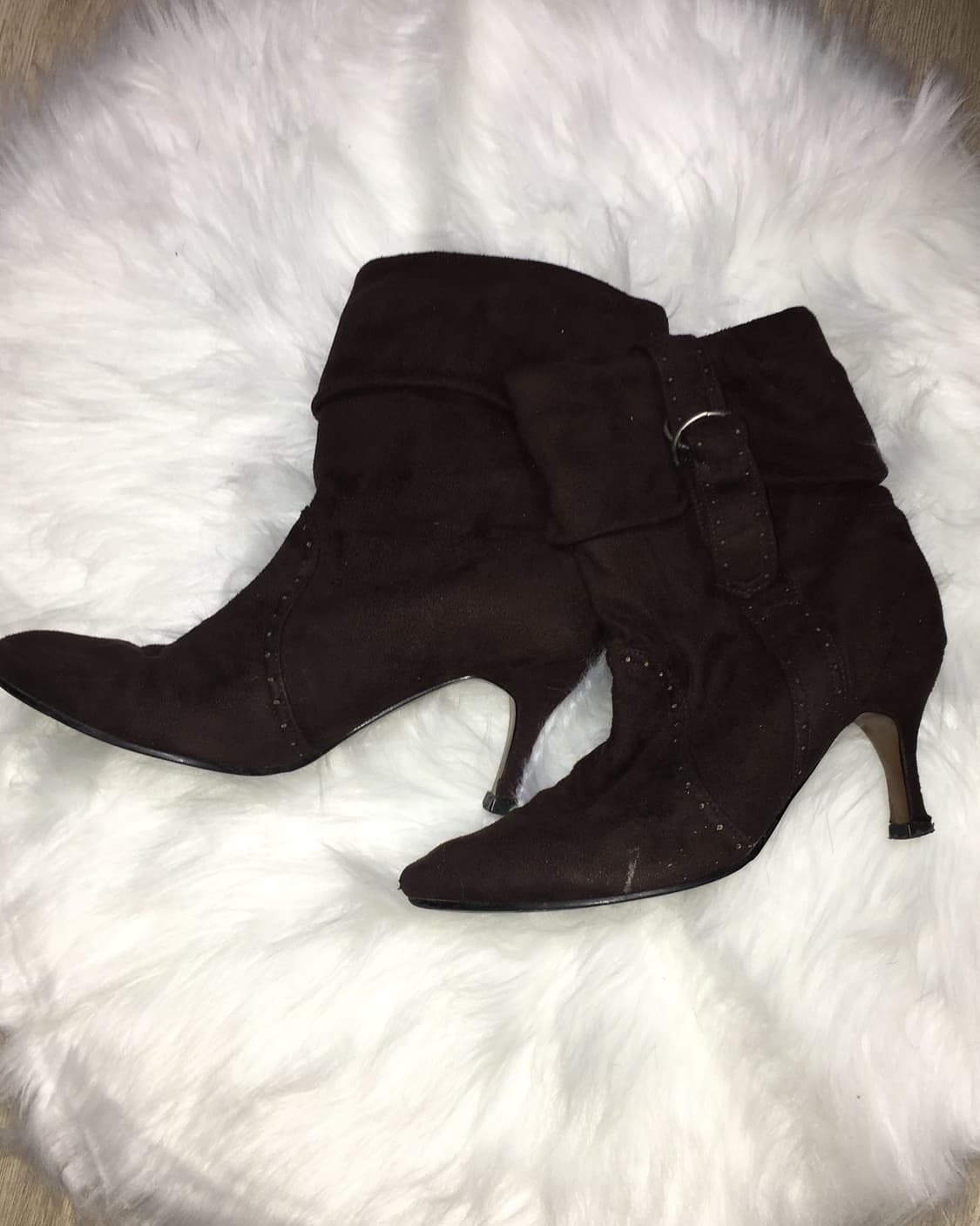 buckle suede folding boots (240) 상품이미지2