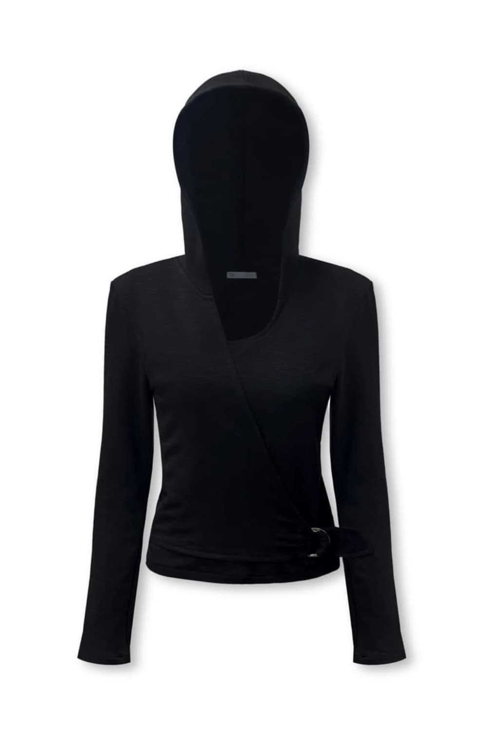 0104 BELTED WRAP HOODIE 공일공사 벨티드 랩 후디 상품이미지1