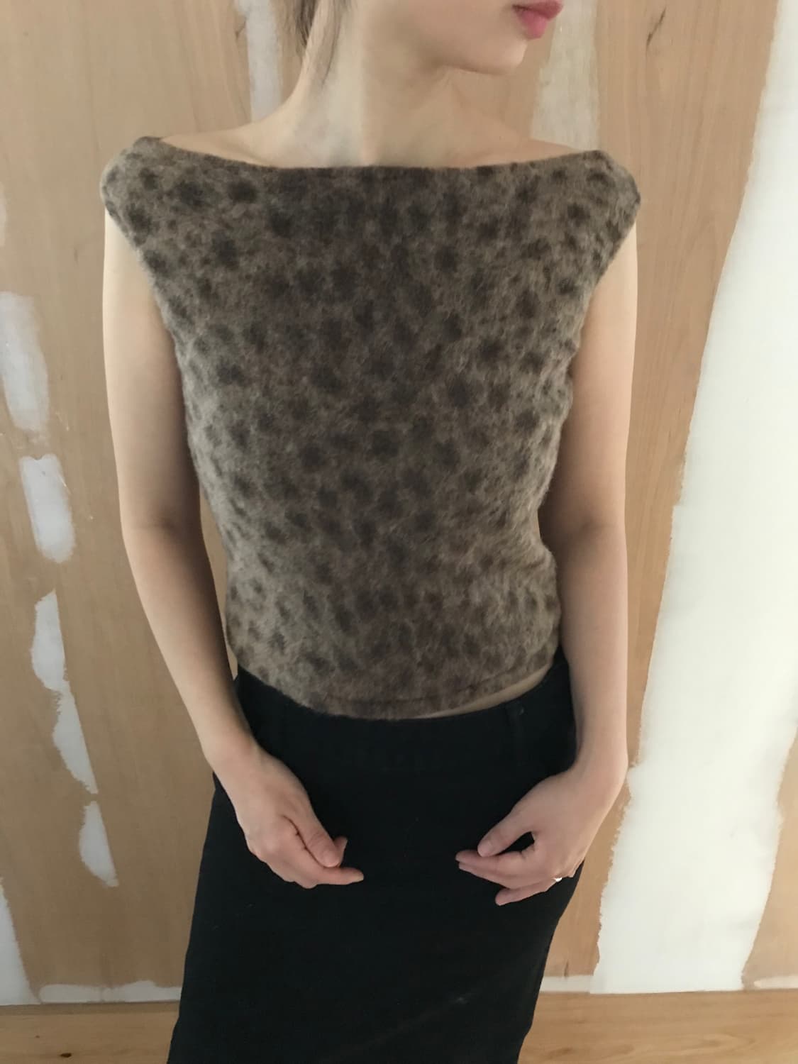 vintage pattern sleeveless 상품이미지1