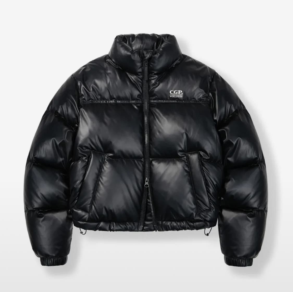 코드그라피 숏패딩 블랙 상품이미지1