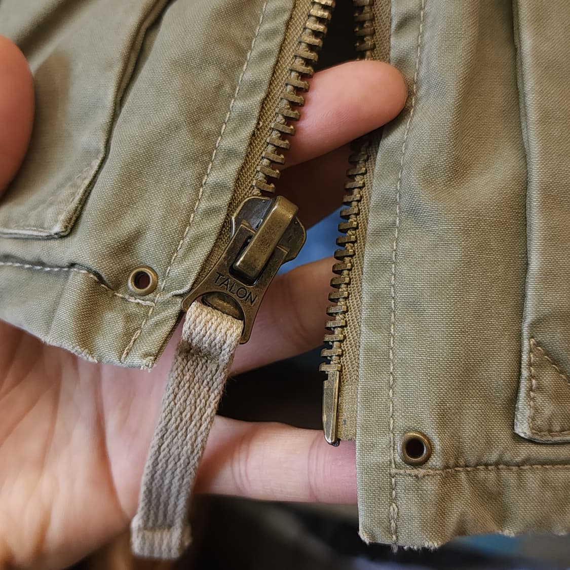 90s 폴로 랄프로렌 밀리터리 필드자켓 모터사이클 그린 L 상품이미지6