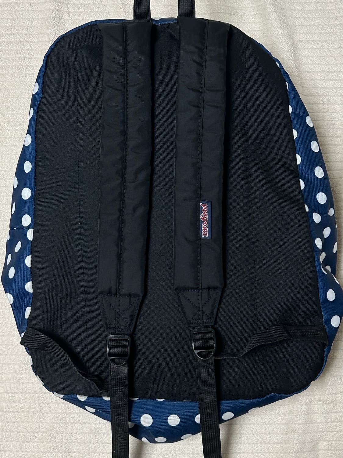 잔스포츠 네이비 도트 땡땡이 백팩 상품이미지4