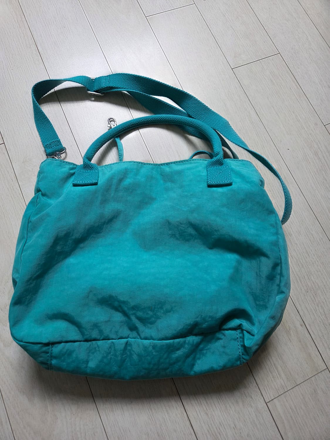 키플링 민트컬러 원숭이 키링 토트백 숄더백 크로스백 상품이미지4