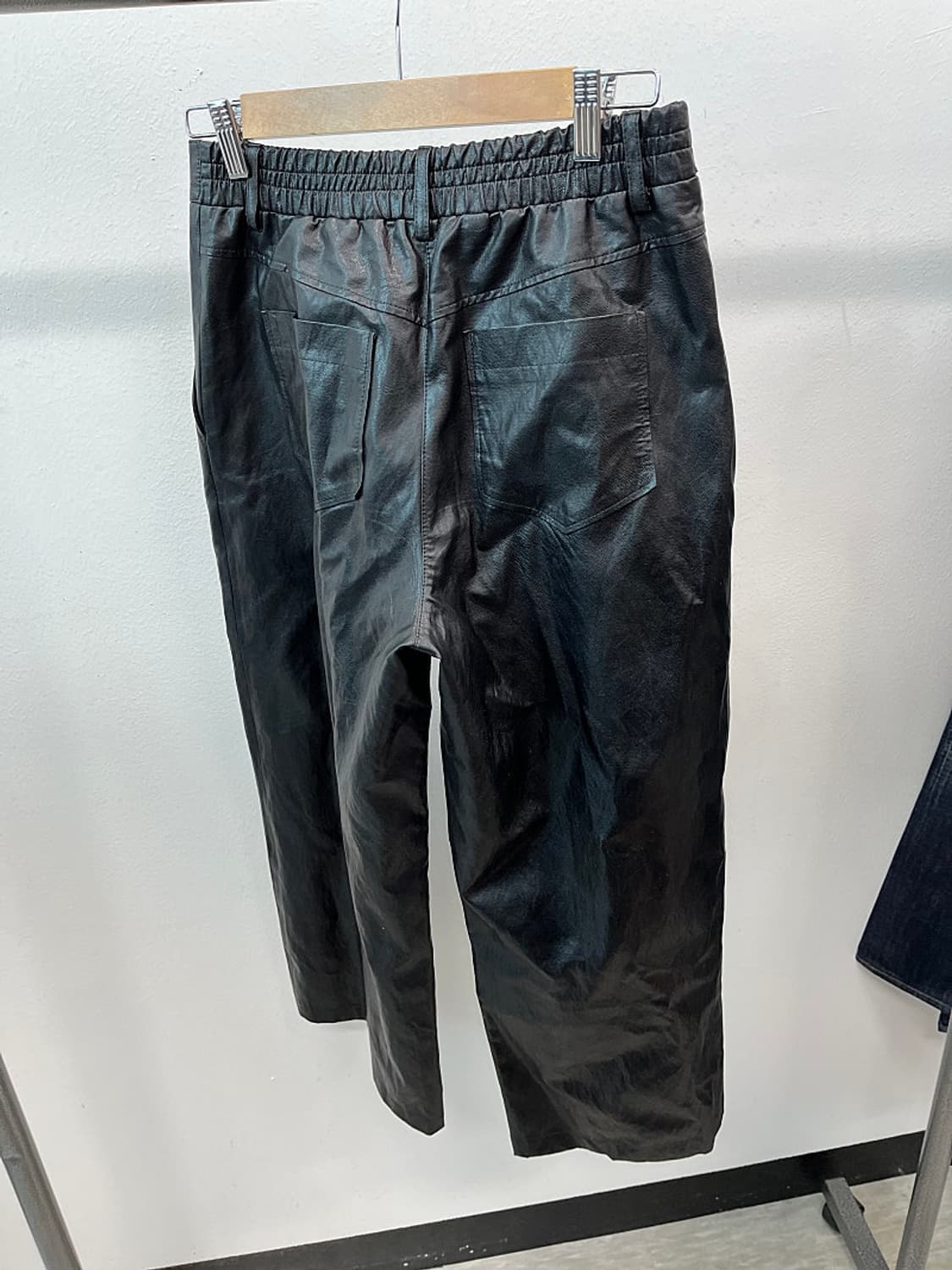 여) 톰그레이하운드 레더 팬츠  상품이미지6