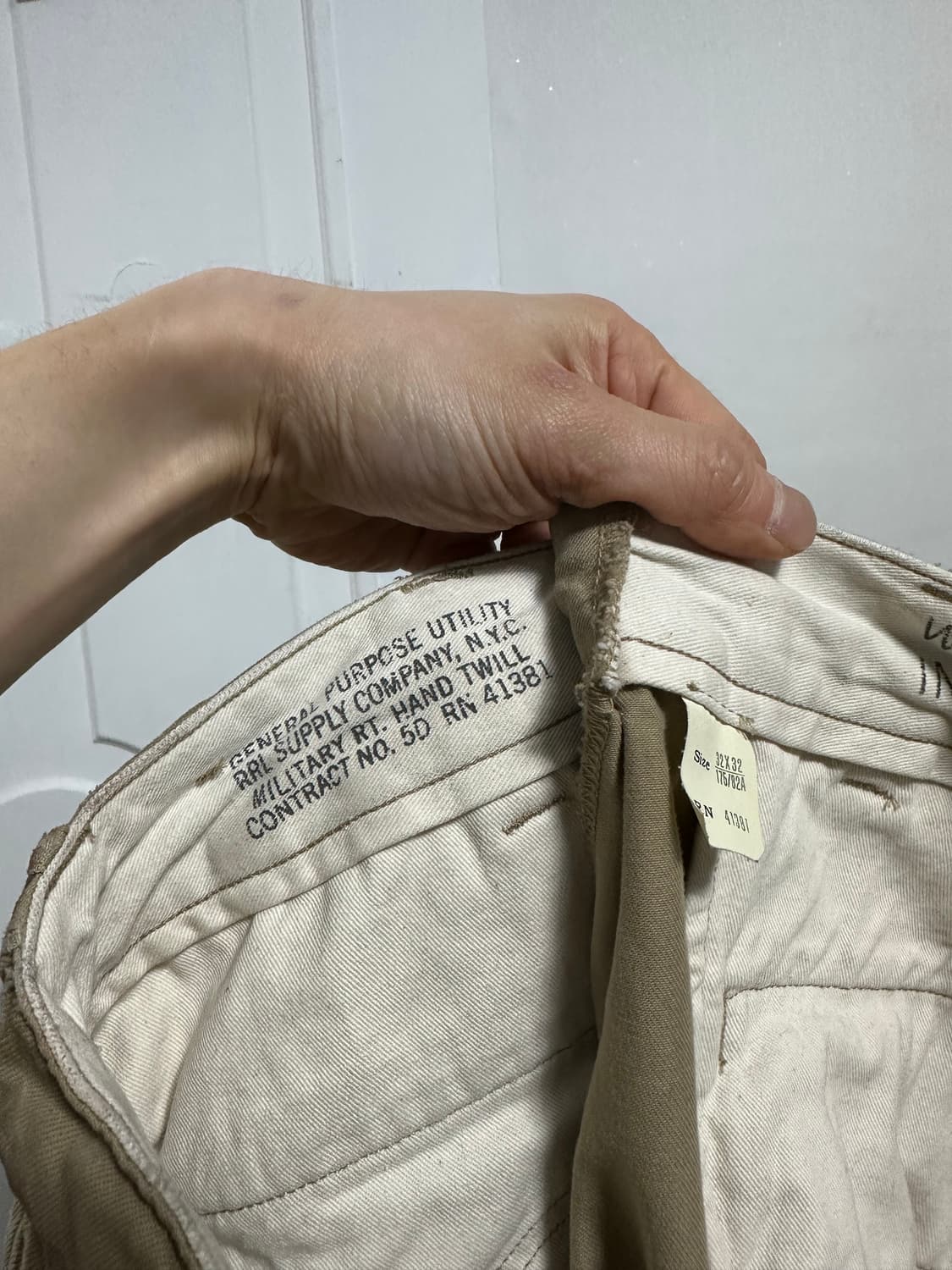 더블알엘 RRL 오피서 치노팬츠 상품이미지4