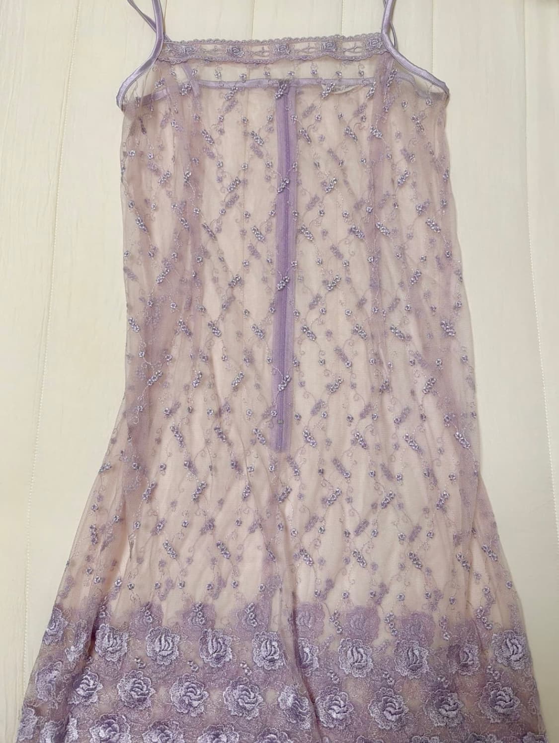 슈가슈가룬st 장미 레이어드 원피스 상품이미지1