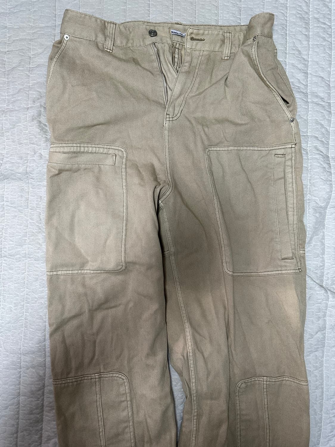 급처!!! 헤더헬렌 카고 베이지 팬츠 L 상품이미지1