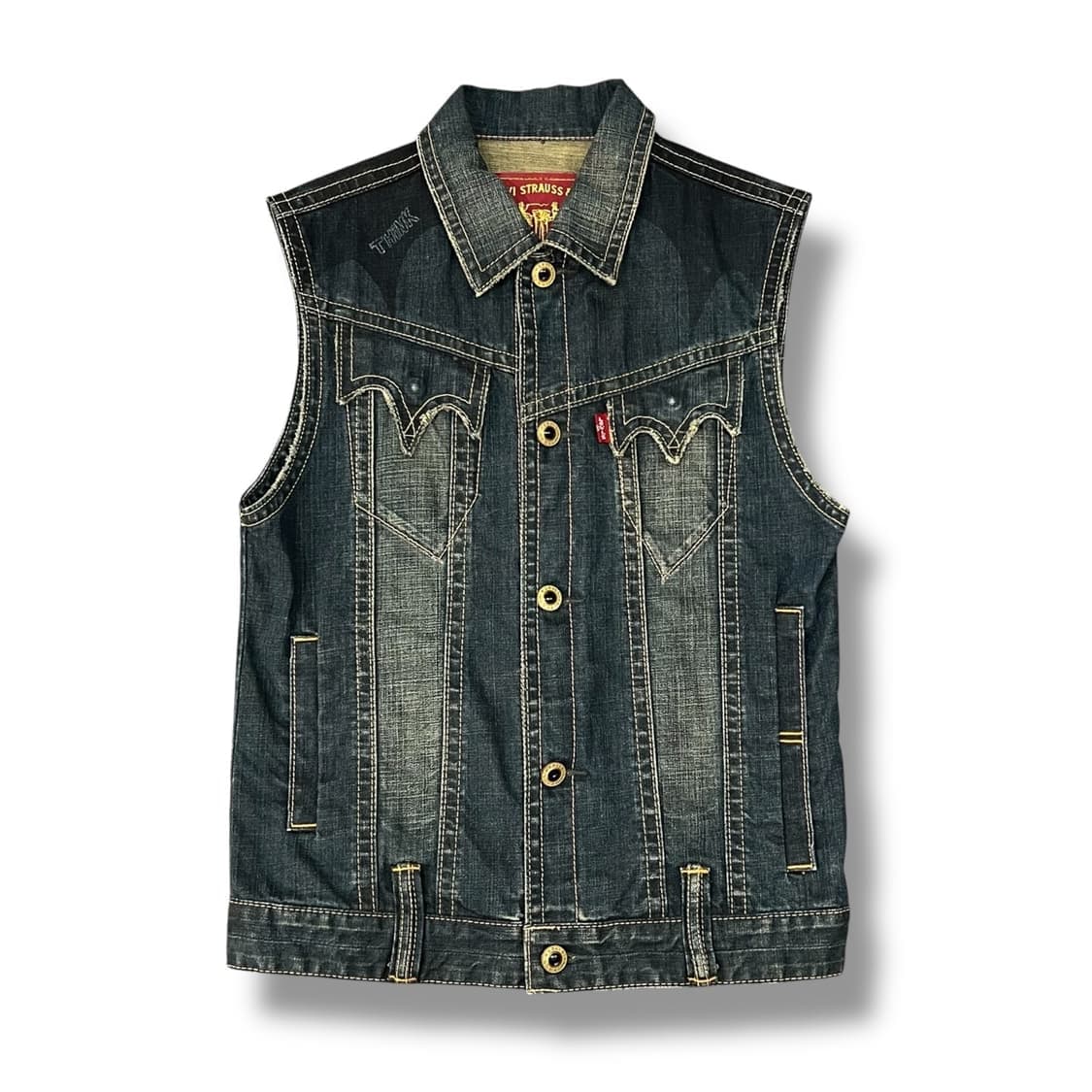 리바이스 데님 베스트 청조끼 엔지니어드 레트로 상품이미지2