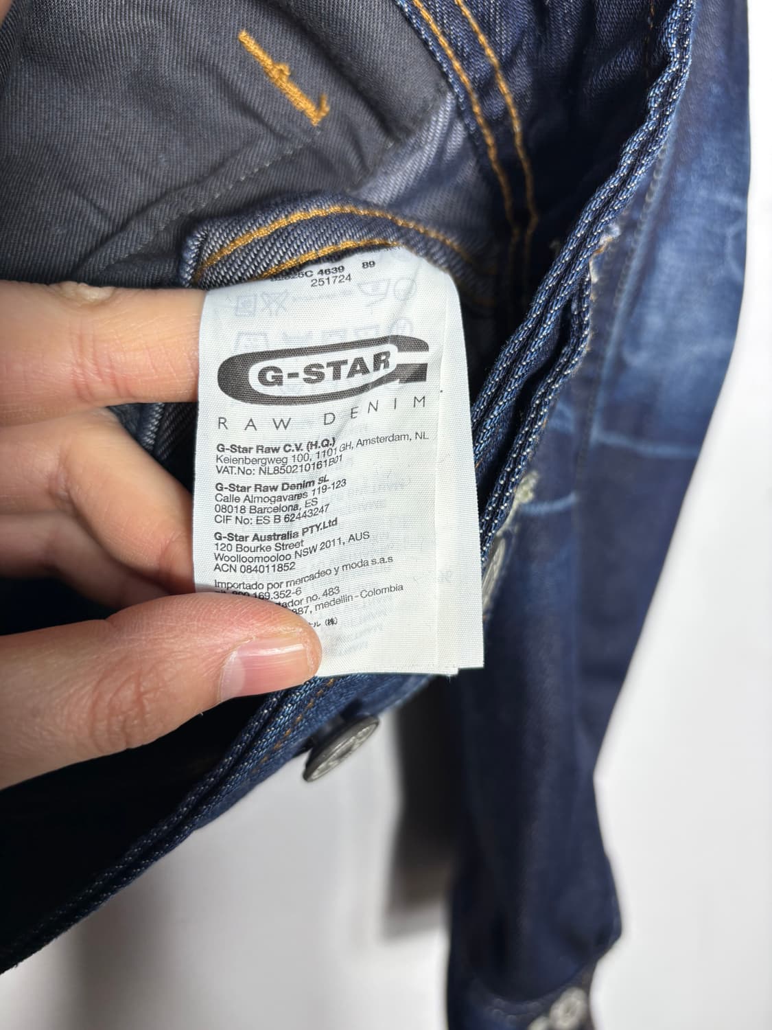 G star raw 지스타 로우 3세대 데님 자켓 상품이미지4