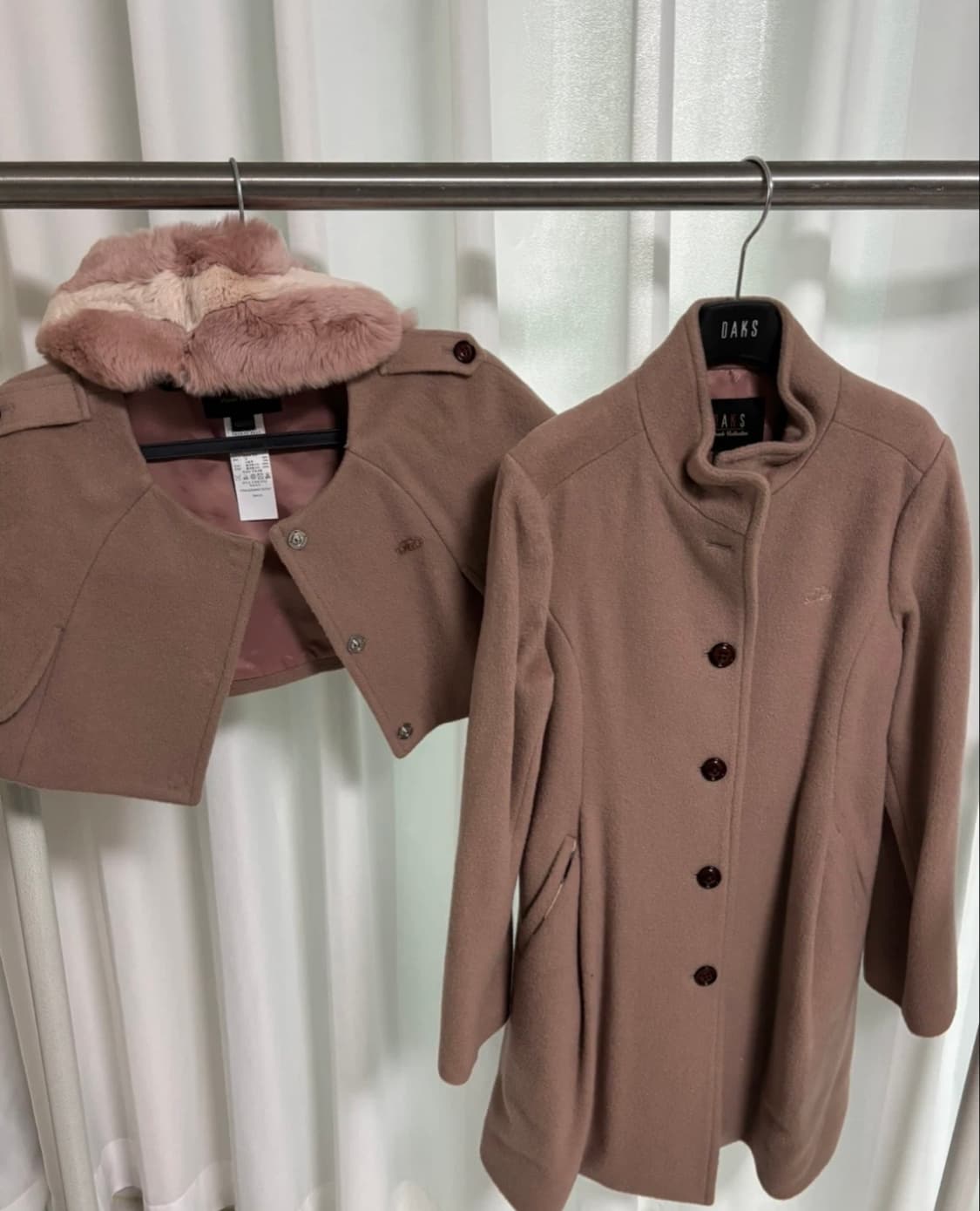 닥스 키즈 퍼카라 코트 150사이즈 상품이미지1