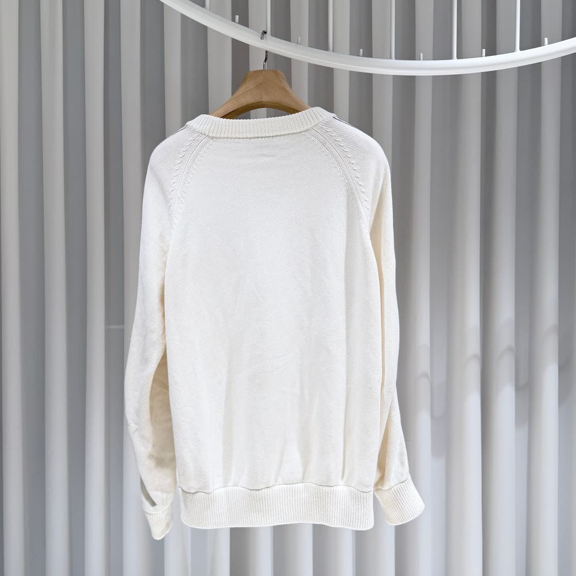 L / 디올 오블리크 인서트 아이보리 니트 상품이미지4