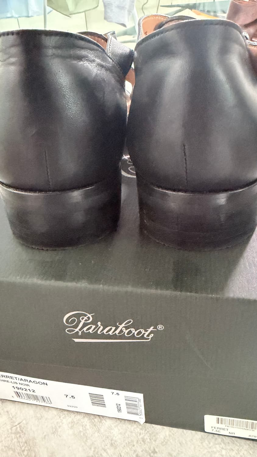 paraboot peret aragon 파라부트 페렛 아라곤 블랙 7.5 상품이미지4