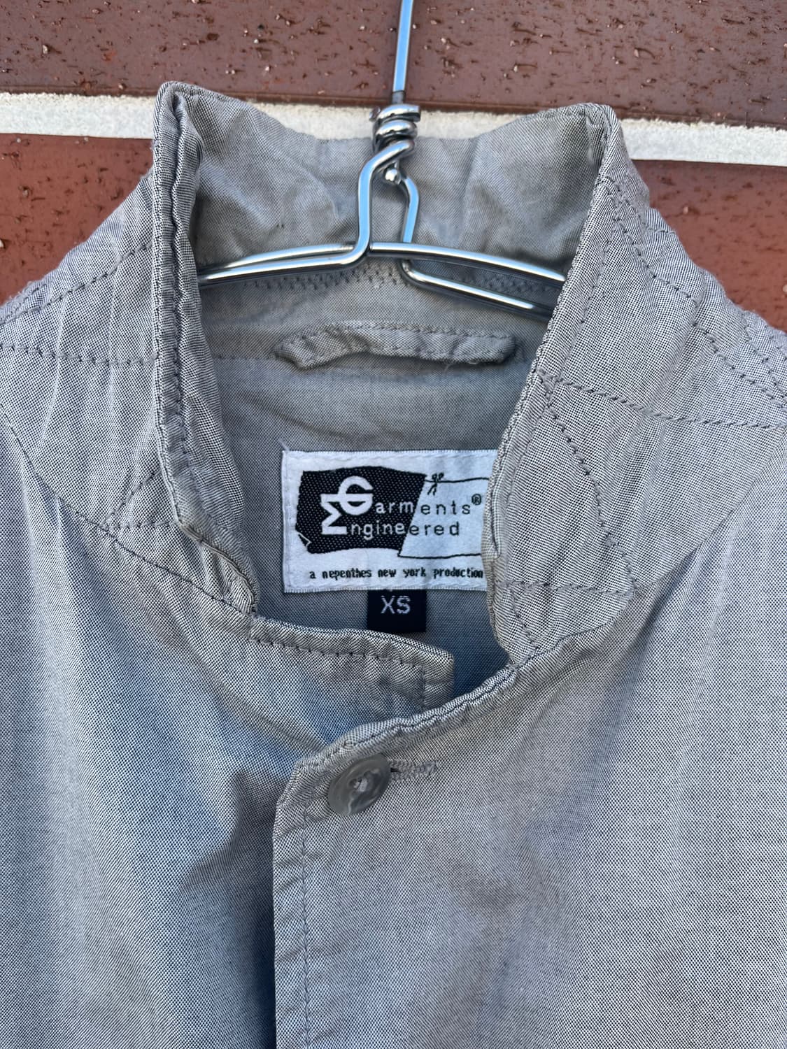 Engineered Garments 그레이 코튼 셔츠 자켓 상품이미지3