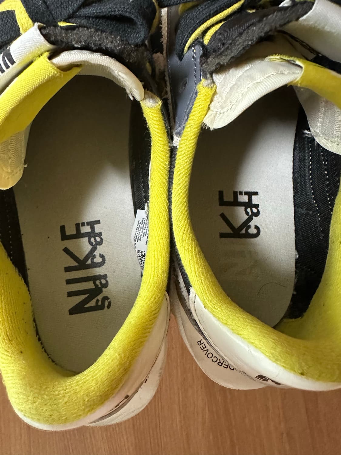 나이키 사카이 언더커버 LD와플 블랙 브라이트 시트론 270 상품이미지6