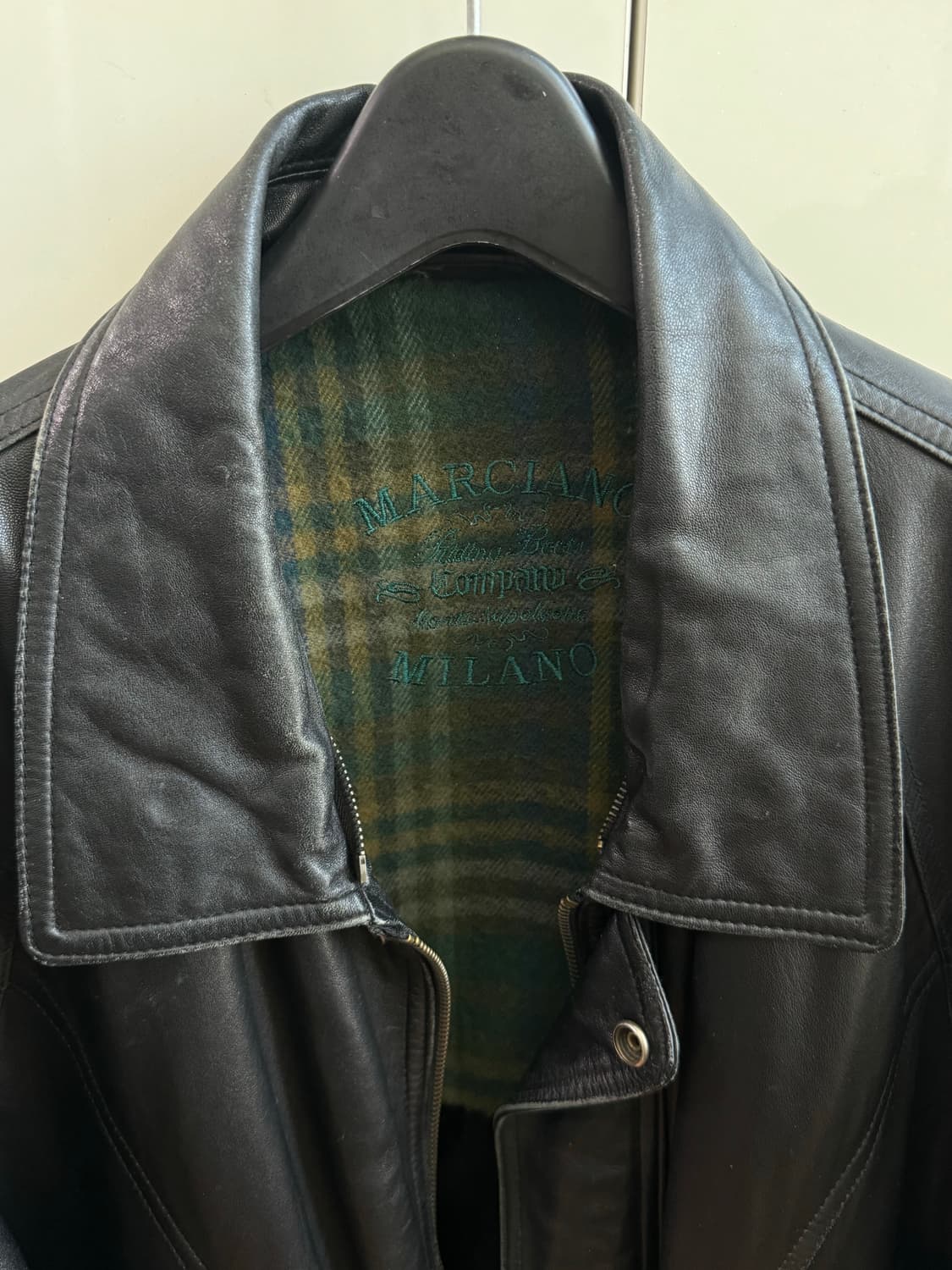 빈티지 레더 자켓 가죽 자켓 블랙 상품이미지6