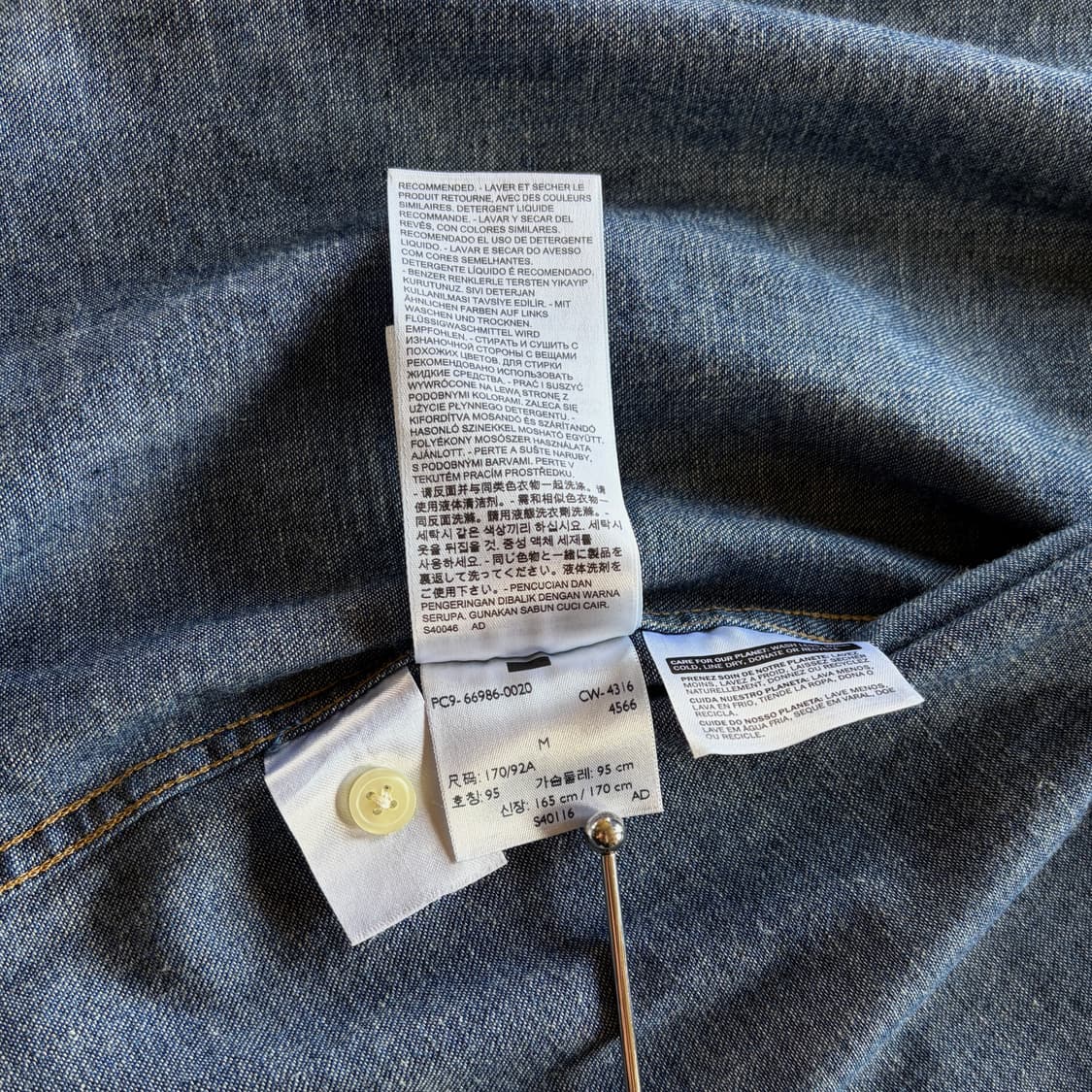 [M]리바이스 Levi's 웨스턴 데님 셔츠 상품이미지10