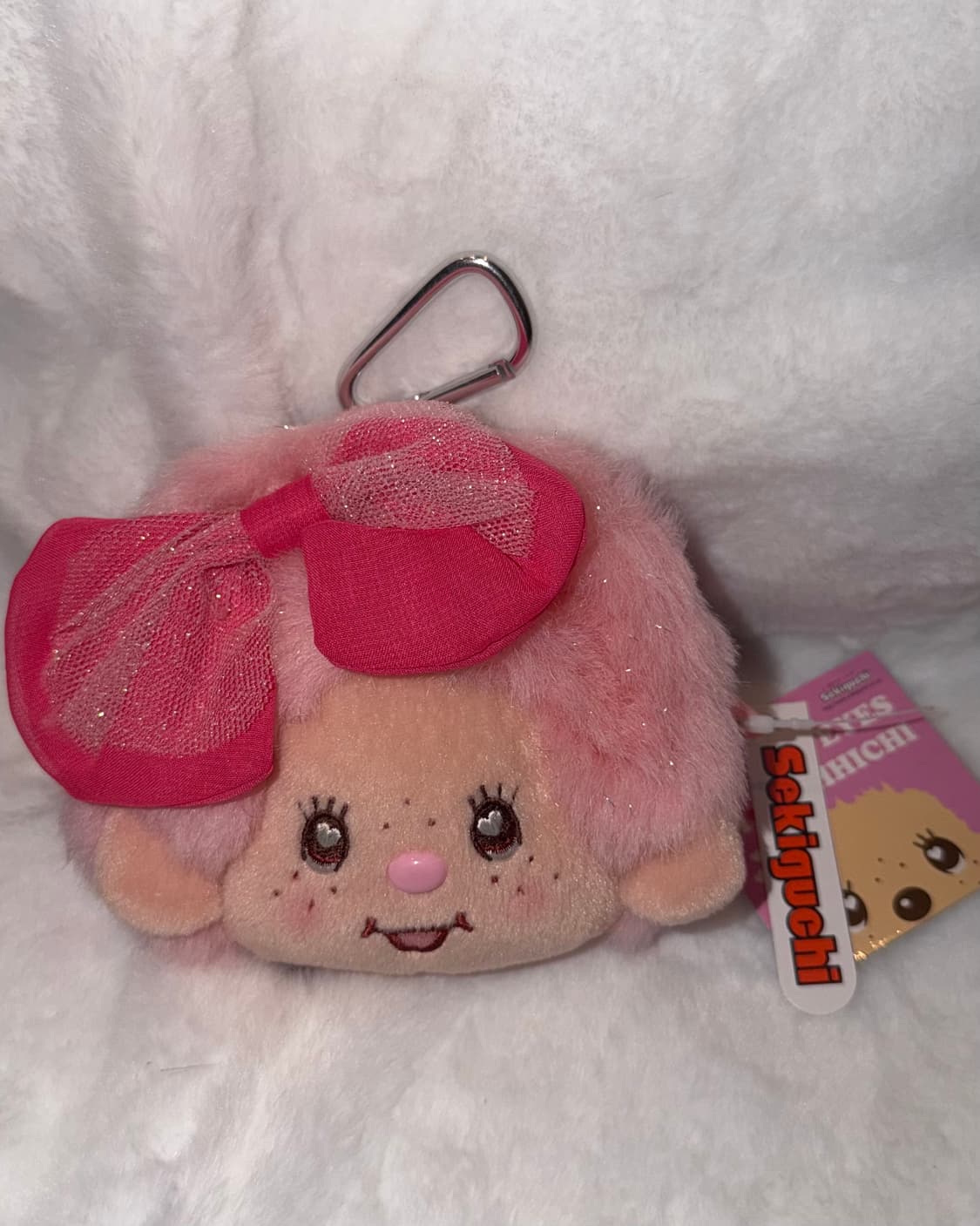 몬치치 하트아이즈 릴패스 파우치 키링 상품이미지1