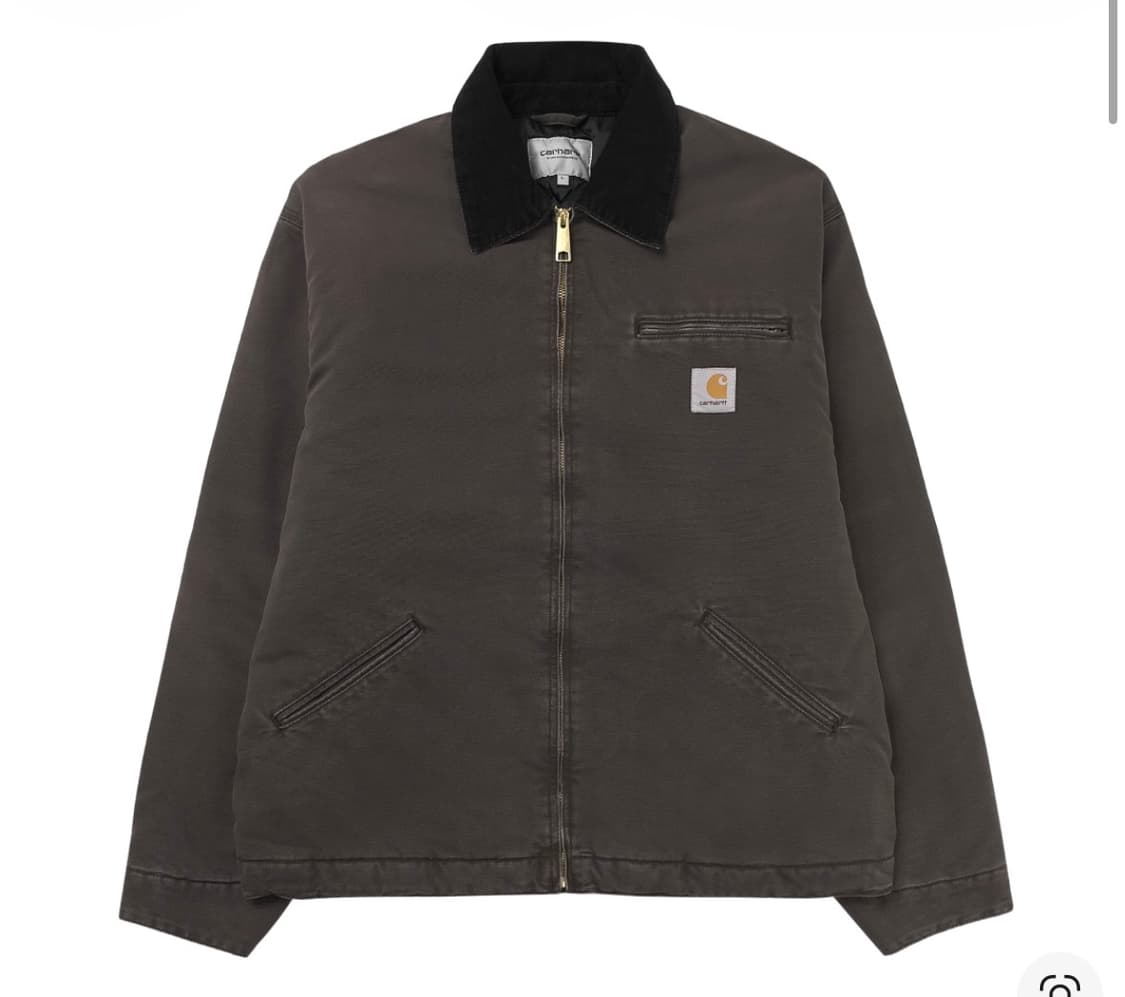 칼하트 WIP OG 디트로이트 자켓 토바코 블랙 s 상품이미지1