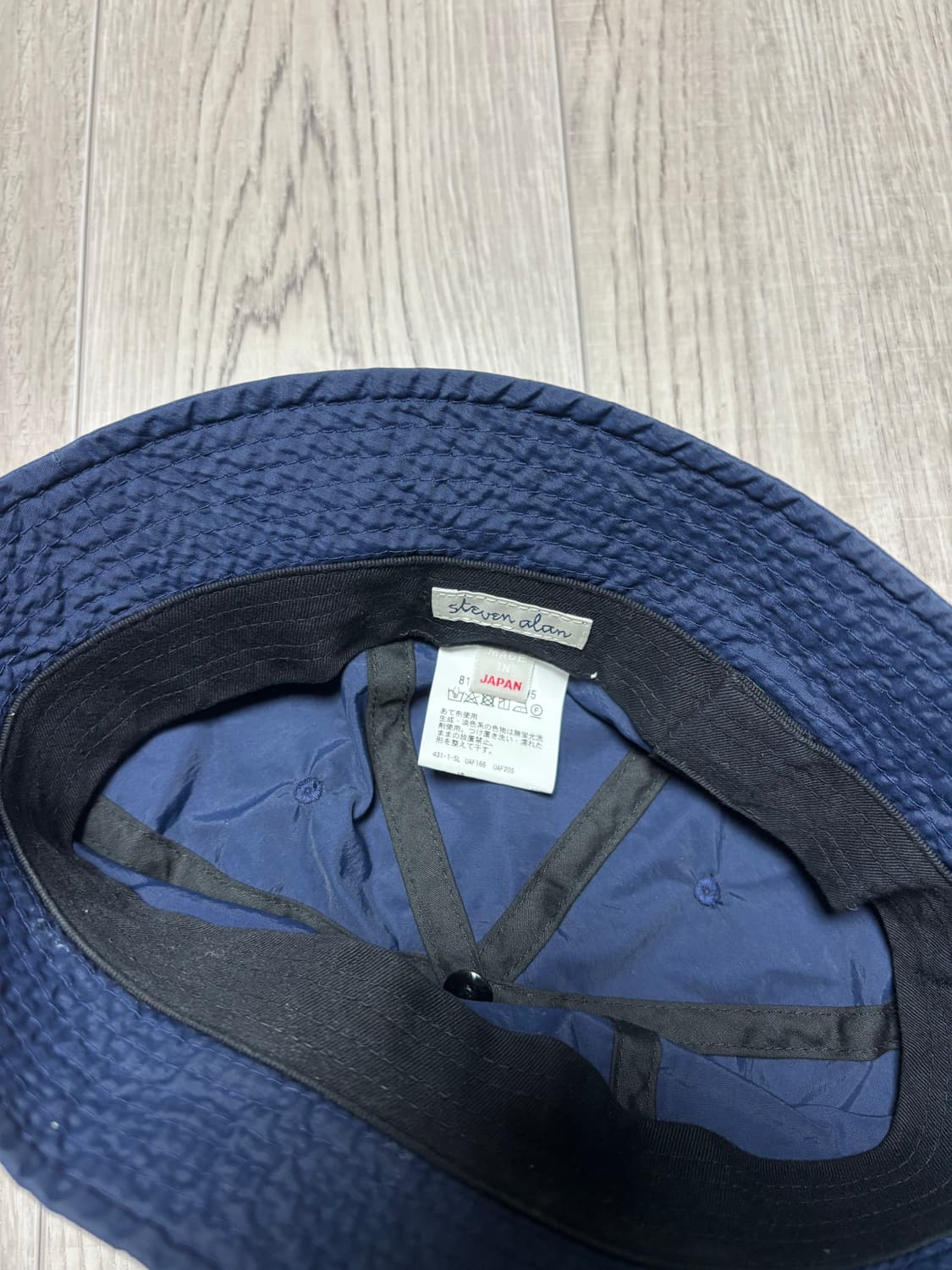 [os] 스티븐알란 버킷햇 네이비 상품이미지4