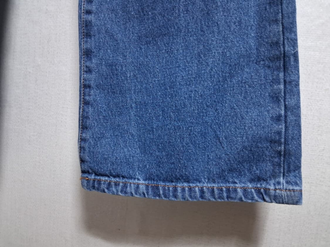 일본빈티지수입 MONO MART 여성 중청 긴허리 와이드팬츠 밑단살짝 부 상품이미지5