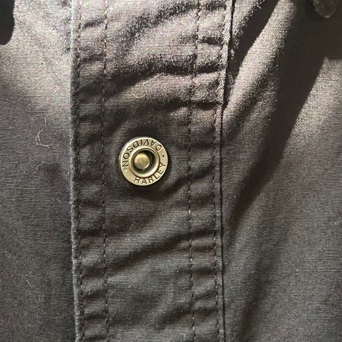 할리데이비슨 자수 반팔 셔츠 블랙  상품이미지6