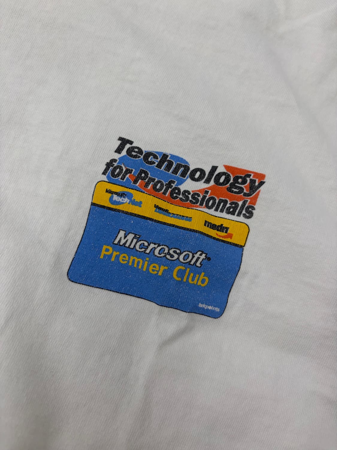 90s Microsoft Premier Club Tee (white) 상품이미지5