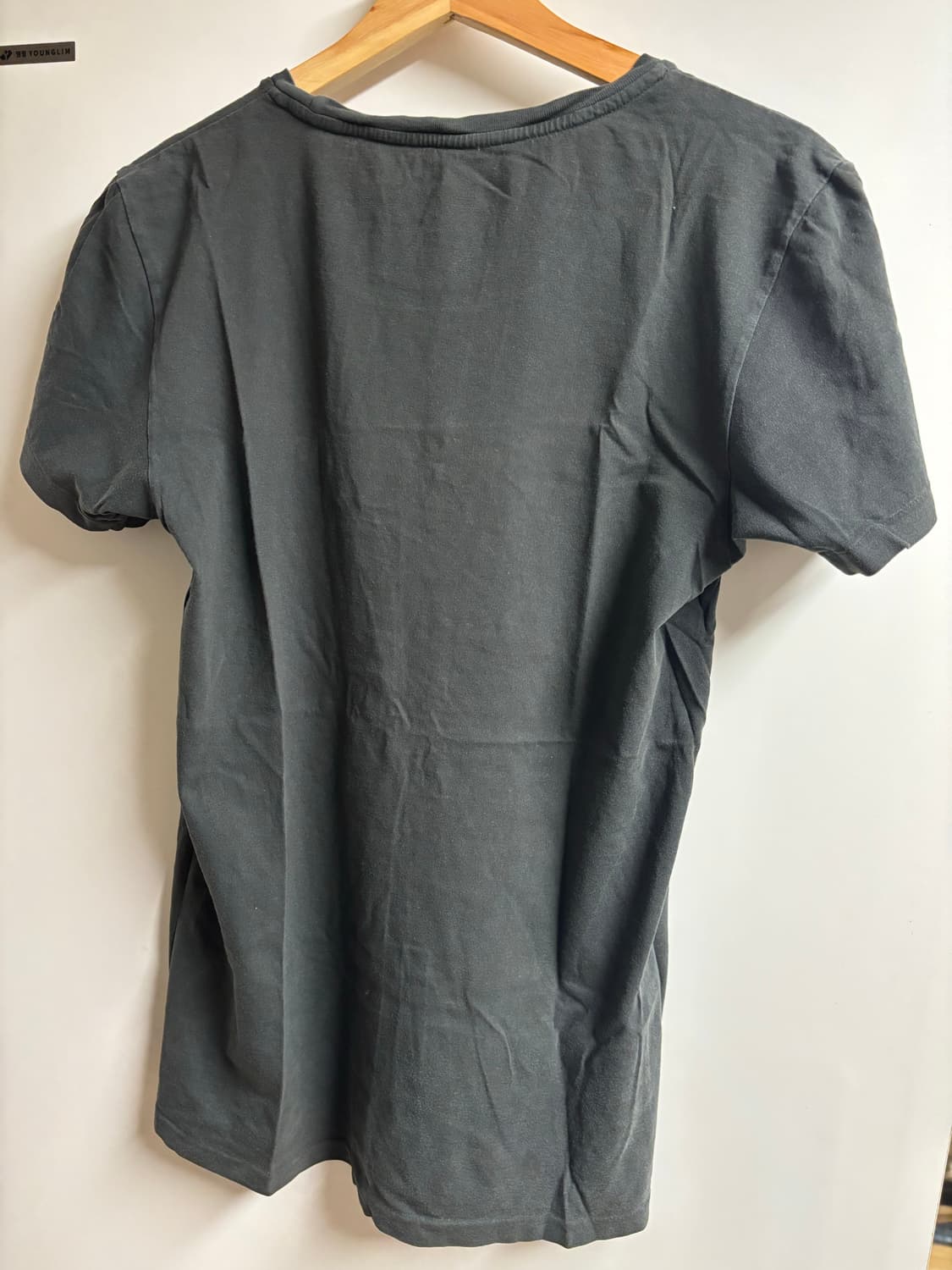 [S]RRL 코튼 저지 크루넥 티셔츠 블랙 상품이미지5