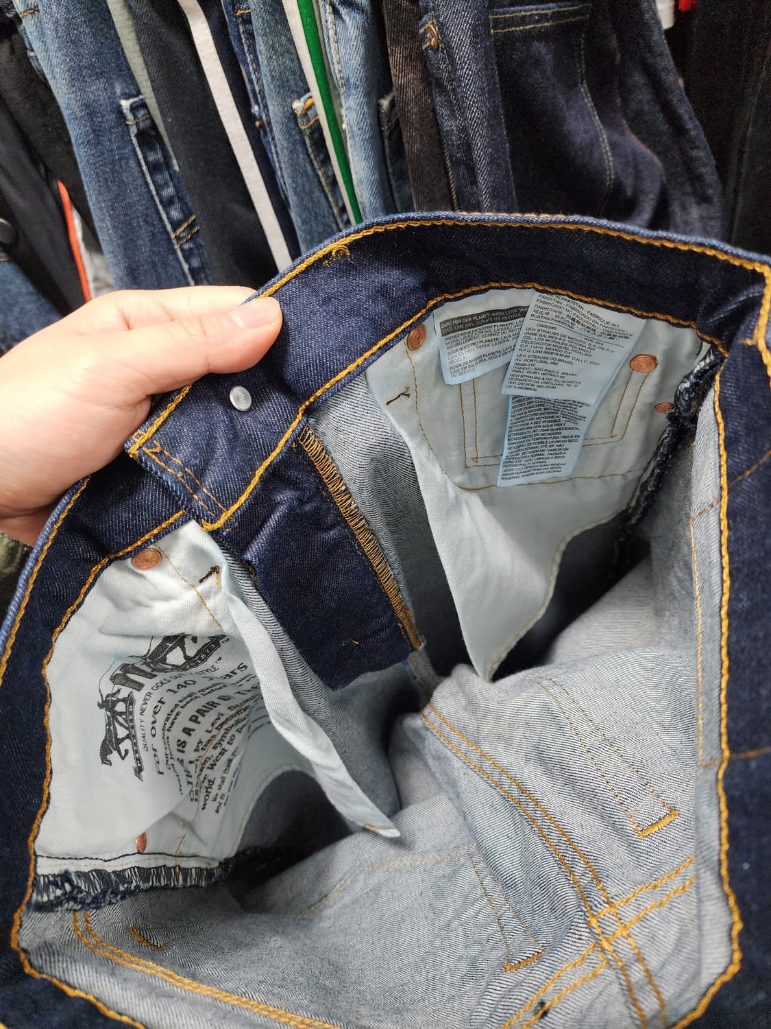 리바이스 603 데님 청바지 상품이미지5