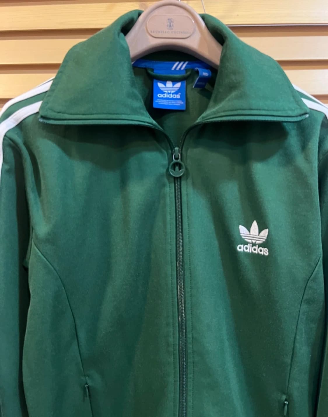아디다스 그린 삼선트랙탑 저지집업점퍼
 상품이미지2
