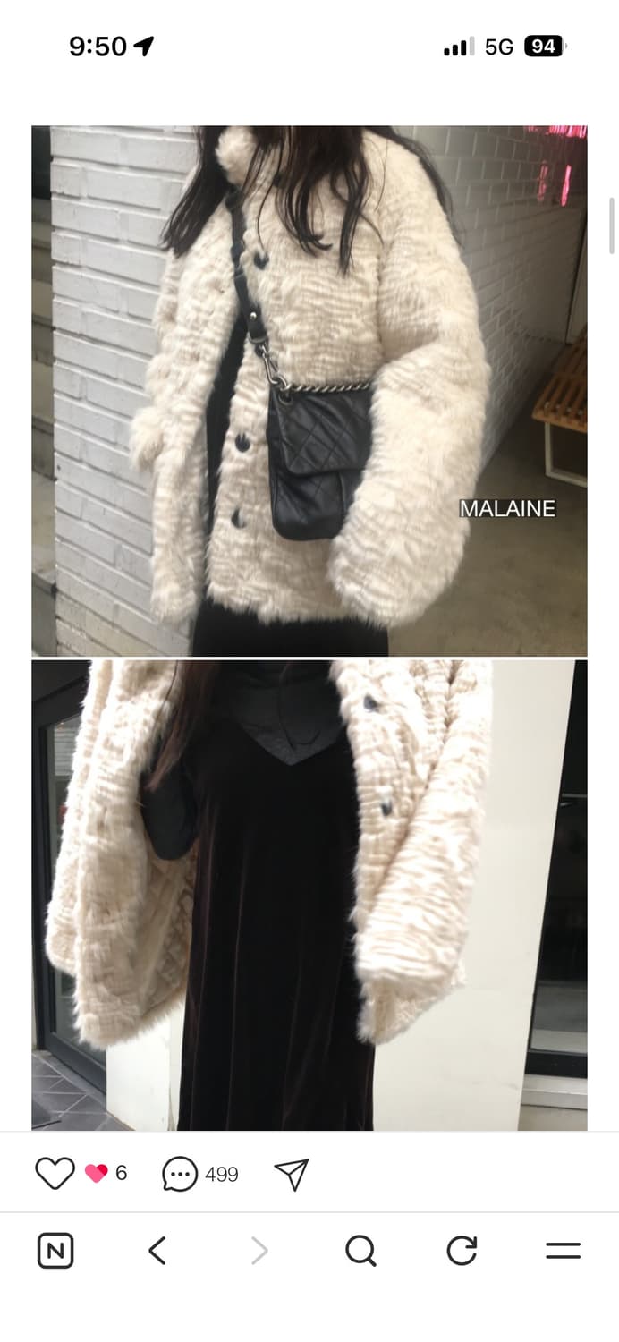 [SISTERMARKET] 하이넥 엠포트 퍼자켓 상품이미지5