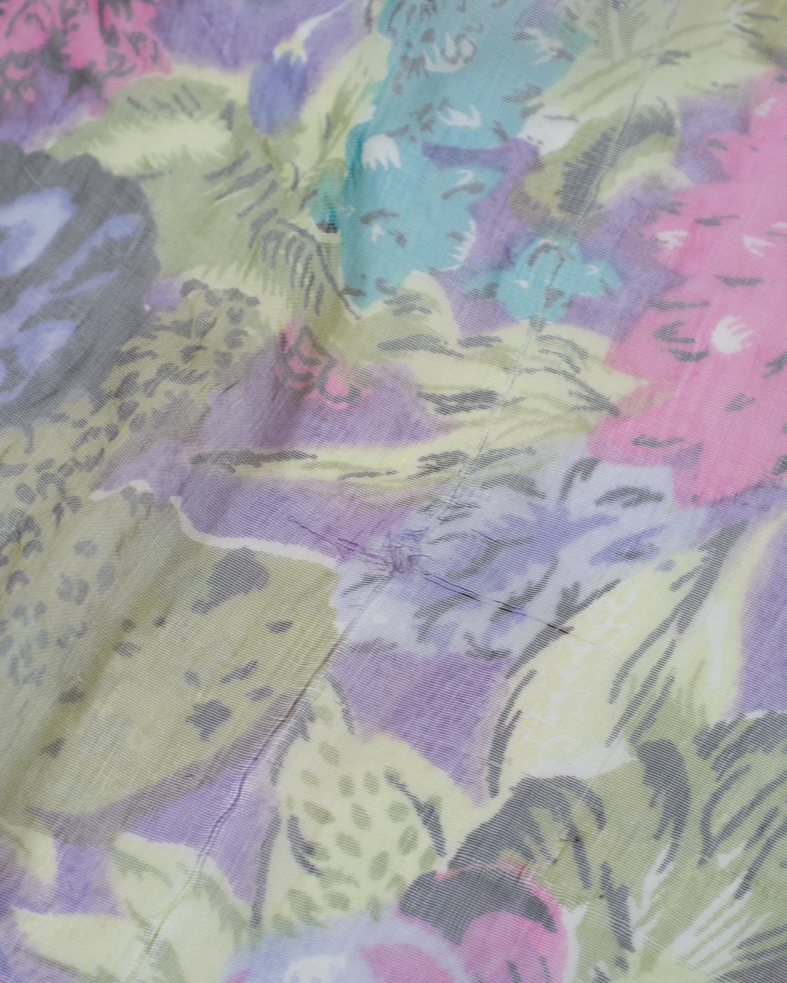 India made Flower Scarf 상품이미지6