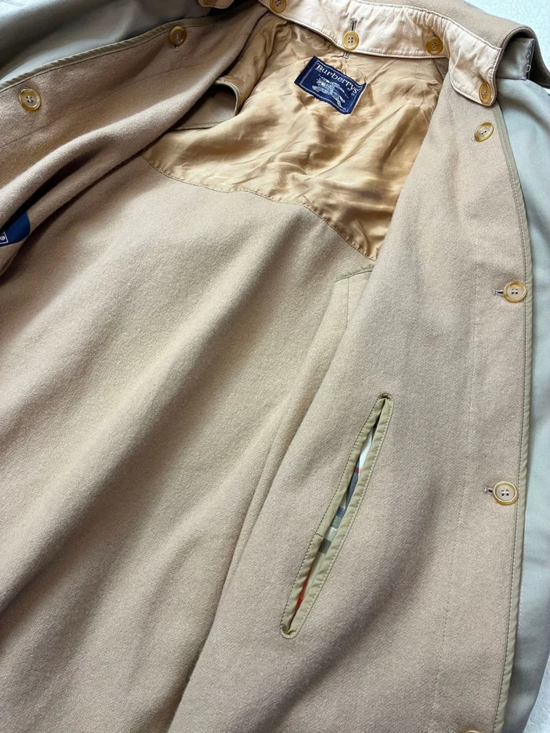 버버리 90's 풀구성 카라 울 라이너 원패널 트렌치 코트 PN5882 상품이미지3