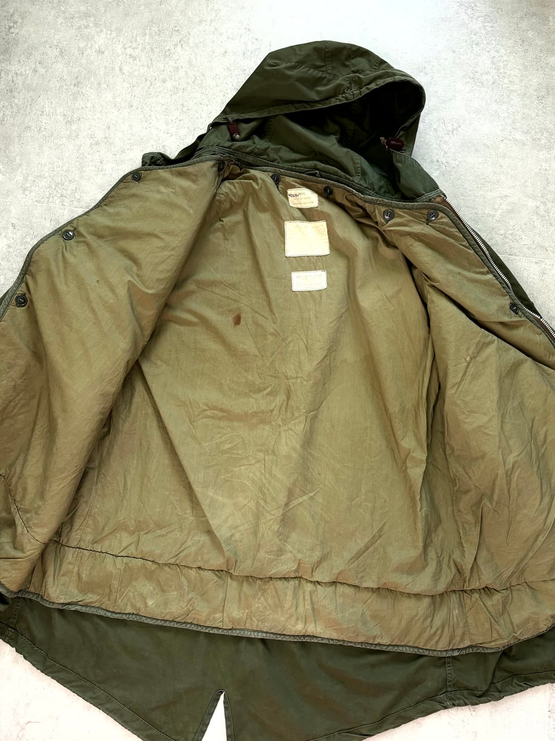 50's 미군 M-51 피쉬테일 파카 105~110 상품이미지5