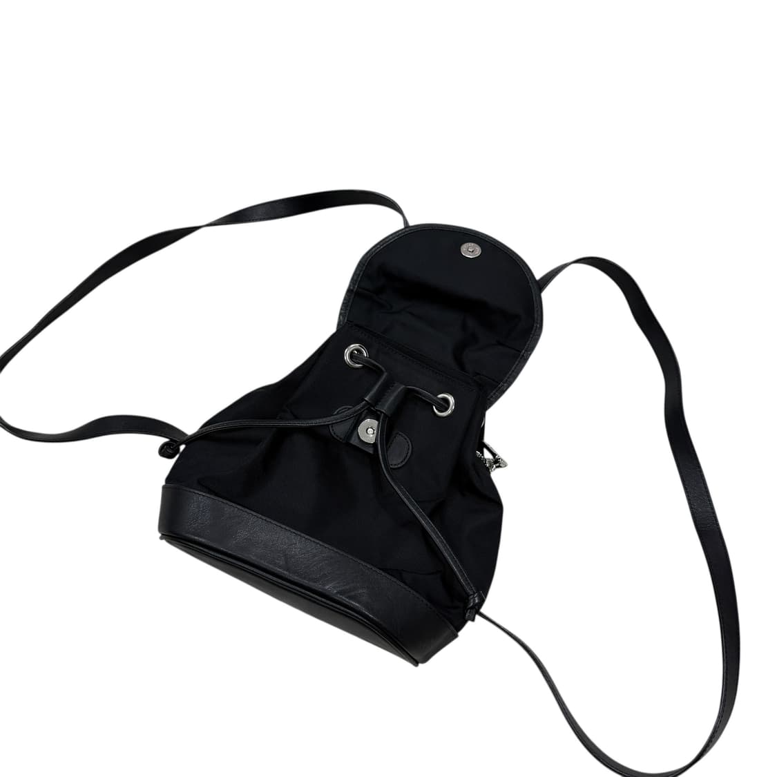 쓰리타임즈 아콘 미니백팩 가방 블랙 상품이미지2