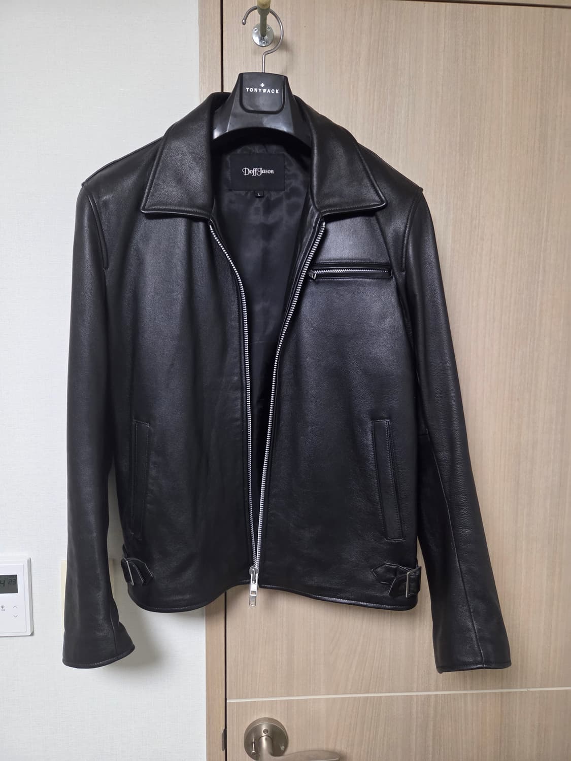 도프제이슨 카우하이드 싱글레더자켓 상품이미지2