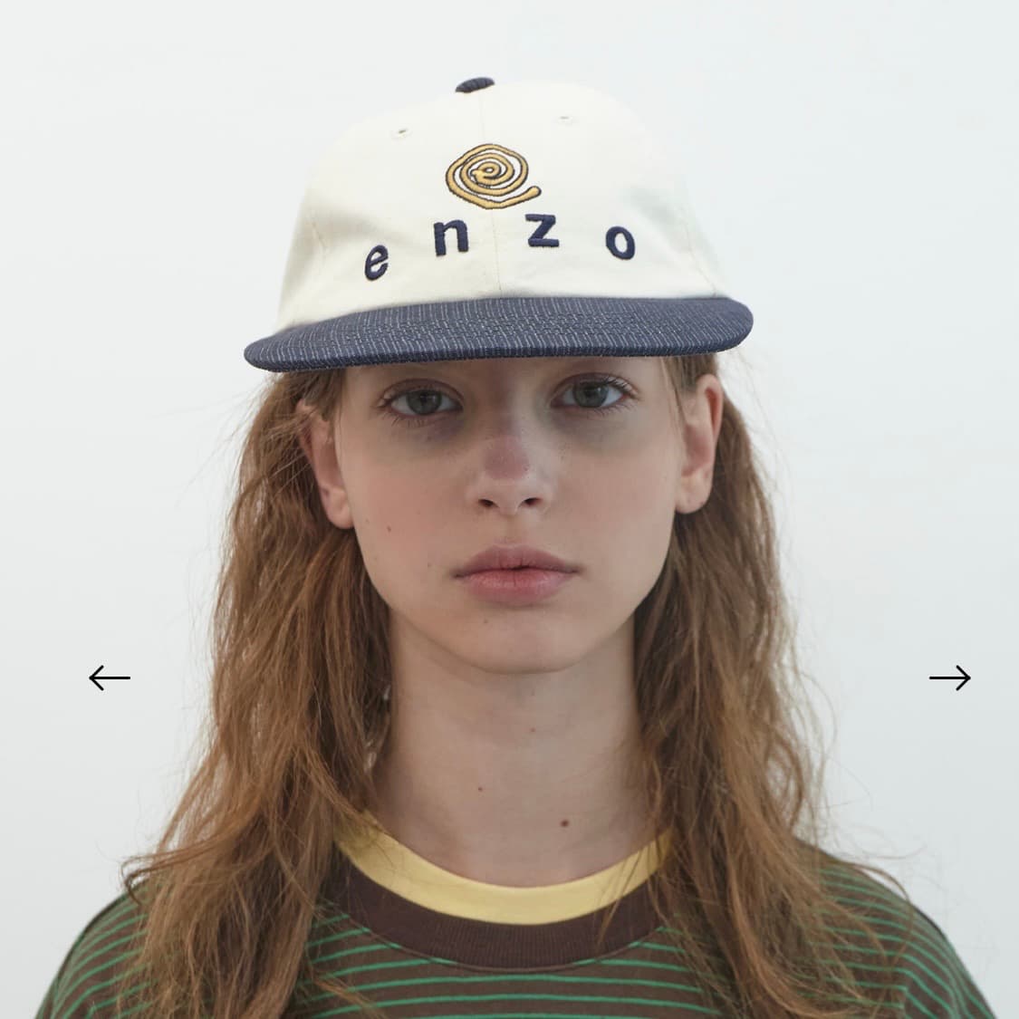 엔조블루스 에디 로고 블록 캡 상품이미지1