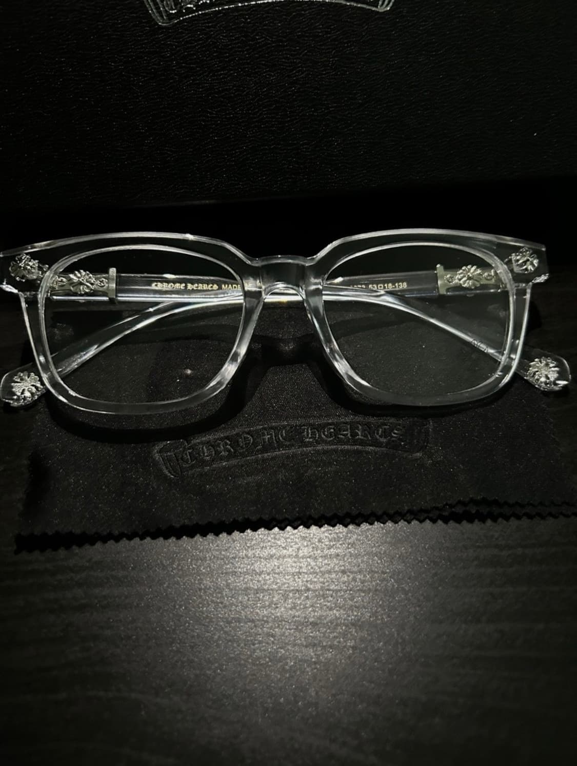 크롬하츠 클리어 안경테 상품이미지2