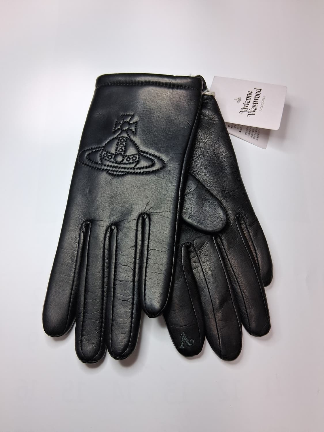 비비안 웨스트우드 쇼티 블랙 양가죽 장갑 (새상품) 상품이미지4