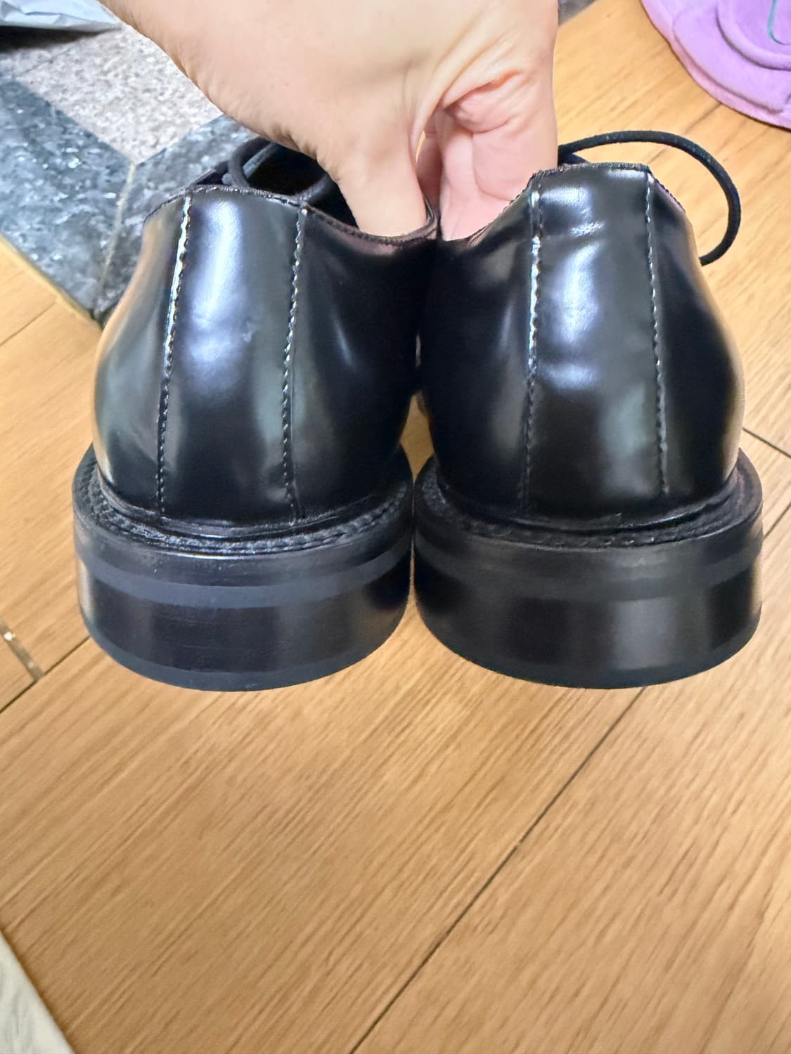 앤더슨벨 남성 더비 슈즈 블랙 270 상품이미지5