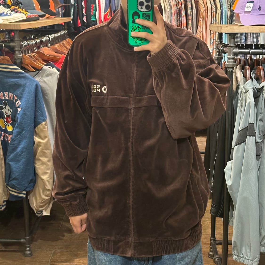 [HI] 빈티지 플리스 브라운 상품이미지1